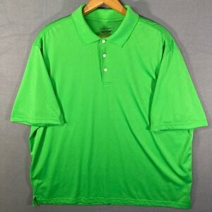 Walter Hagen Golf Polo Shirt Mens XXL Green Hydro‎ Dri Performance